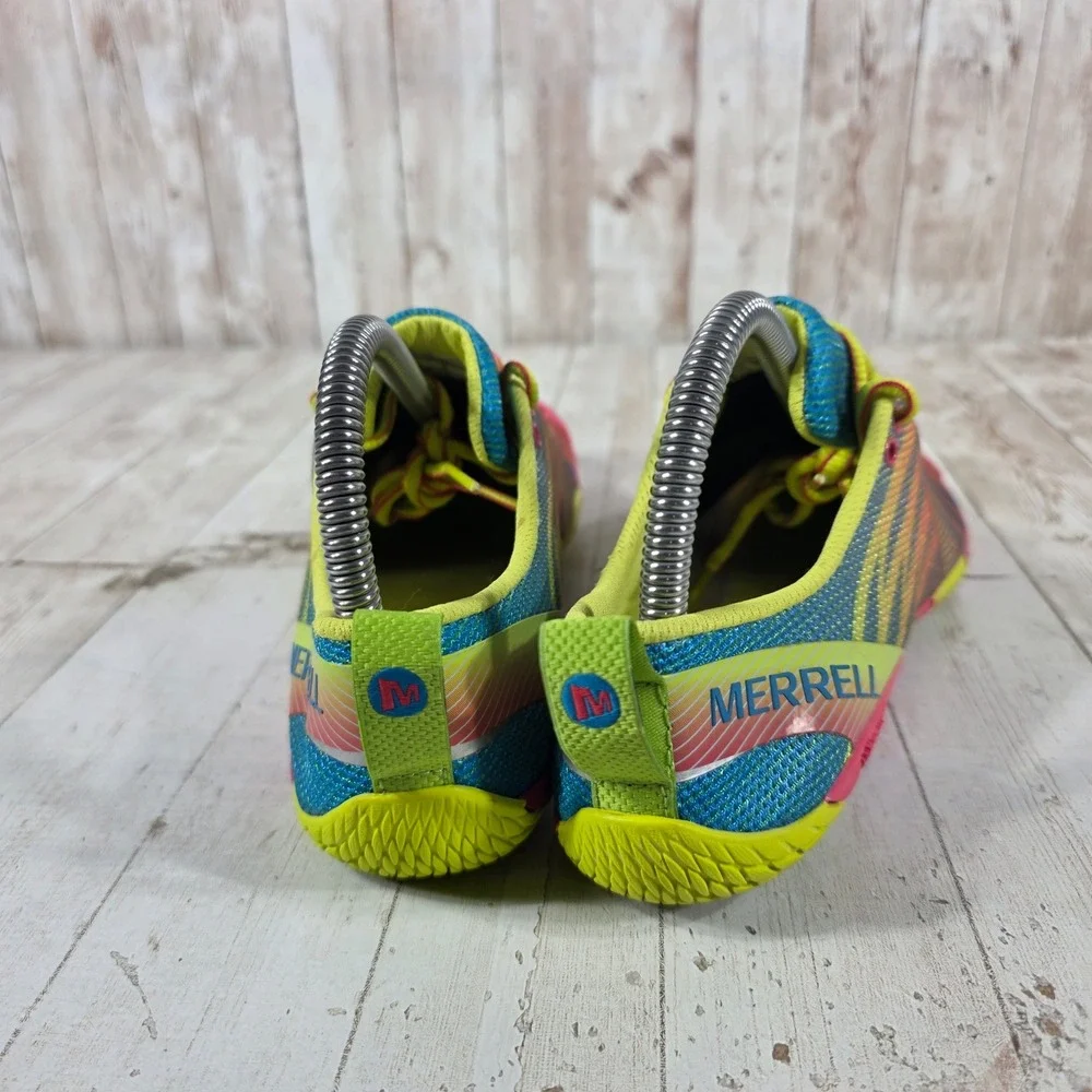 Merrell Vapor Glove 2 Barefoot Running Shoes Pink High Viz J06244 Womens 7.5